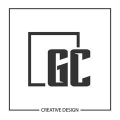 Initial Letter GC Logo Template Design Vector Illustration