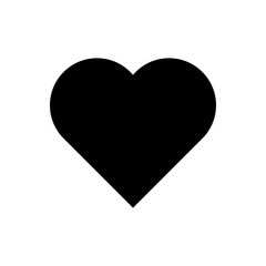 Heart glyph icon