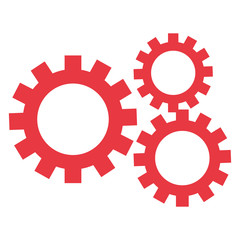 gears work on white background