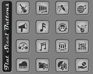 music icon set