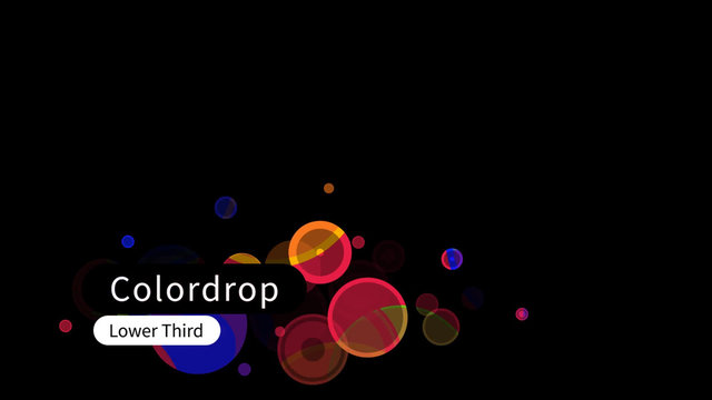 Colordrop Lower Third