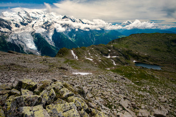 Fototapeta na wymiar Alpes franceses