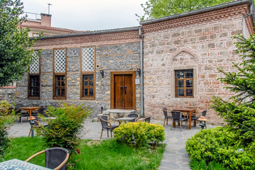 Bursa, Turkey, 29 April 2012: Haraccioglu Madrasah © Kayihan