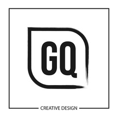 Initial Letter GQ Logo Template Design Vector Illustration