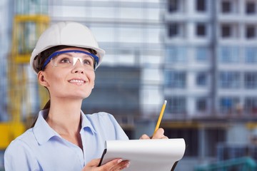 Portrait of young student of architecture