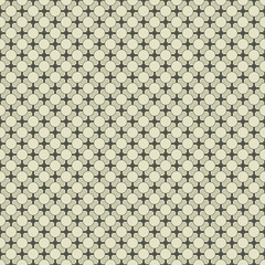 Seamless Abstract Grid & Circle Pattern