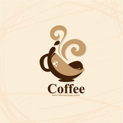 coffee shop cafe logo symbol sign graphic object