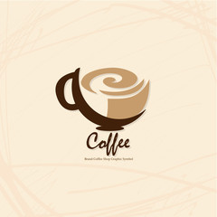 coffee shop cafe logo symbol sign graphic object