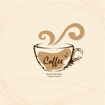 coffee shop cafe logo symbol sign graphic object