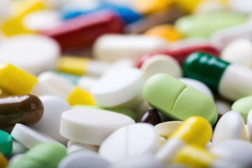 Medicine pills and capsules