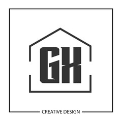 Initial Letter GX Logo Template Design Vector Illustration