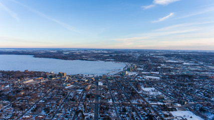 Fototapeta premium City in the Snow
