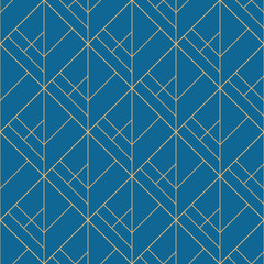 simple seamless art deco geometric illustration pattern vector