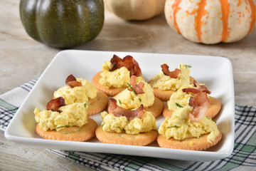 Deviled egg appetizer