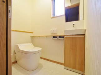 Fototapeta na wymiar 日本の住宅のトイレ