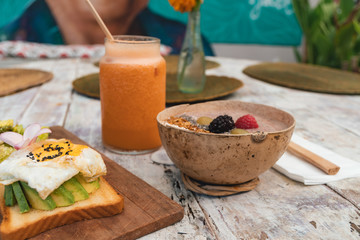 Mexican Hipster Breakfast Holbox