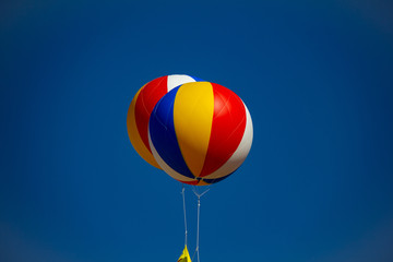 Large balloon for festival advertisement