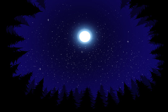 青い月夜