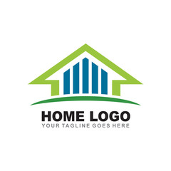 Home logo design vector template