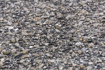 wet asphalt texture with blurred foreground and background