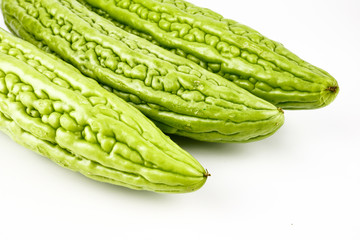Momordica charantia balsam apple, balsam pear, bitter cucumber, bitter gourd, bitter melon tropical...
