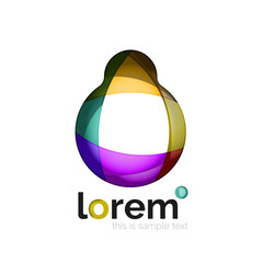 Abstract geometric business icon