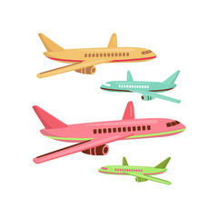 Cheap flights. Flight concept. Offer flights. Vector cartoon.