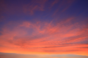 Fototapeta na wymiar Beautiful sky on twilight time