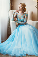 dreamy attractive girl