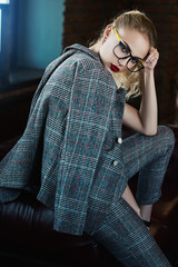 Obraz premium woman in suit