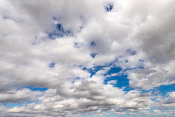 Fototapeta premium Clouds on blue sky background