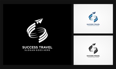 success travel icon logo