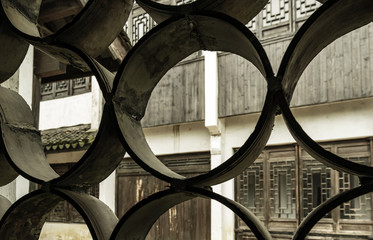 Chinese traditional architecture windows
