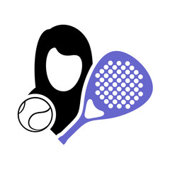 padel player symbol