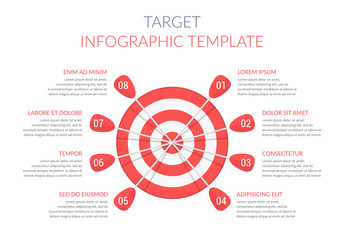 Target with Eight Arrows