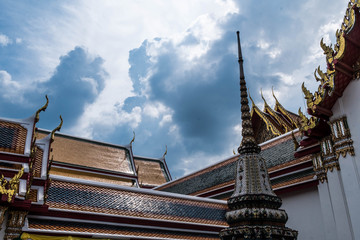 old temple and stupa in Bangkok, Thailand (Wat Pho)