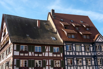Gengenbach,Germany-October 12, 2018: Gengenbach is a town in Black Forest in Germany. Thanks to wooden frame houses, it is sometimes called as Nice in Baden or romantic jewelry town.