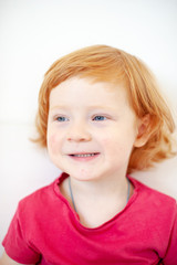 Allergies, atopic dermatitis on the face of a baby