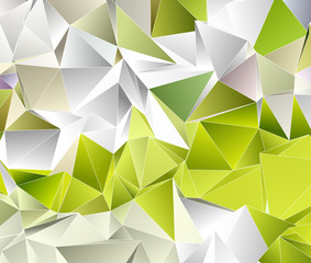 Abstract Low-Poly triangular modern background