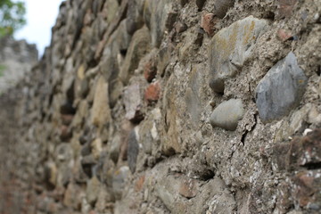 Fortress stone wall