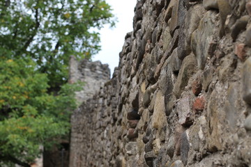 Fortress stone wall