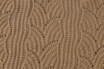 yellow knit sweater piece (handmade)