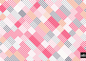 Abstract square pixel mosaic background. Eps10 Vector illustration