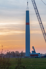Baustelle Windpark