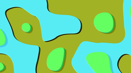 Seamless pattern background of multicolored lines with scribbler.