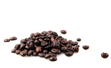 Coffee Beans Isolated On White Background