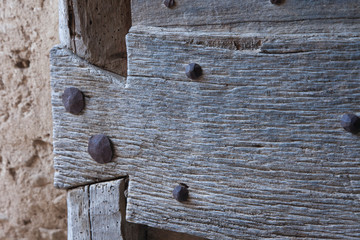 Old wooden door, in the south of France