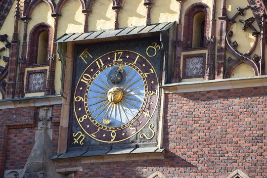 zegar ratusz rynek wrocławski