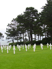 American Cemetery and Memorial in France is located in Colleville-sur-Mer, Normandy.