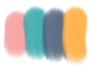 pastel oil paint brushing abstract background. Digital art painting image